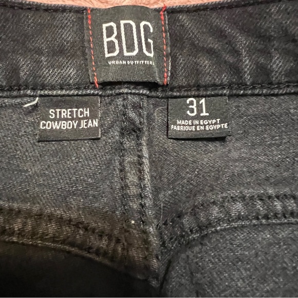 BDG UO Cowboy Fit  Black Jeans 31” - Picture 3 of 5